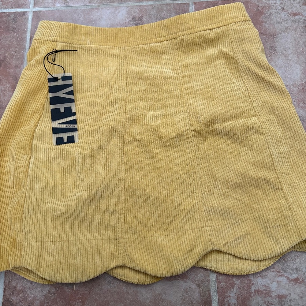 Yellow Mini Skirt